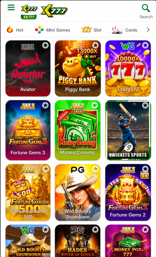 XK777 Game